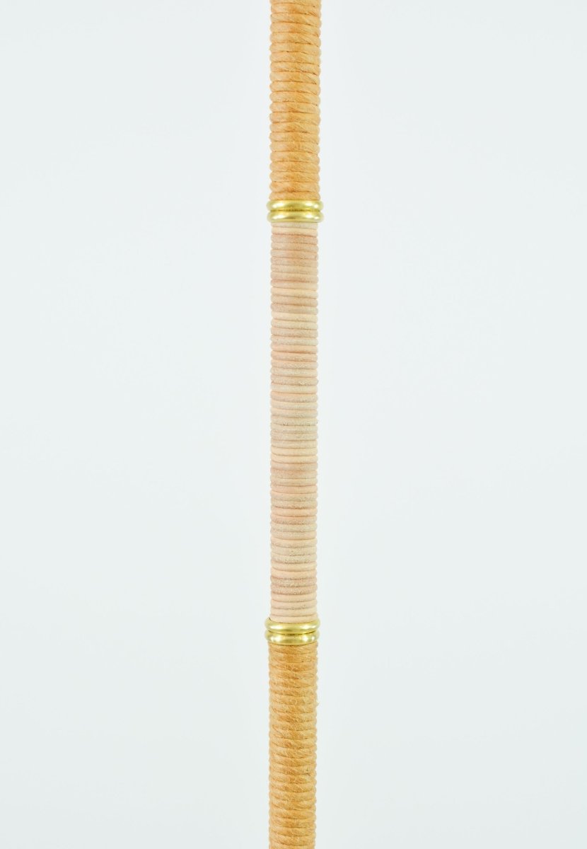 Abalone Library Lamp with Natural Seashell Shade — Model No. 034 - Tennant New York