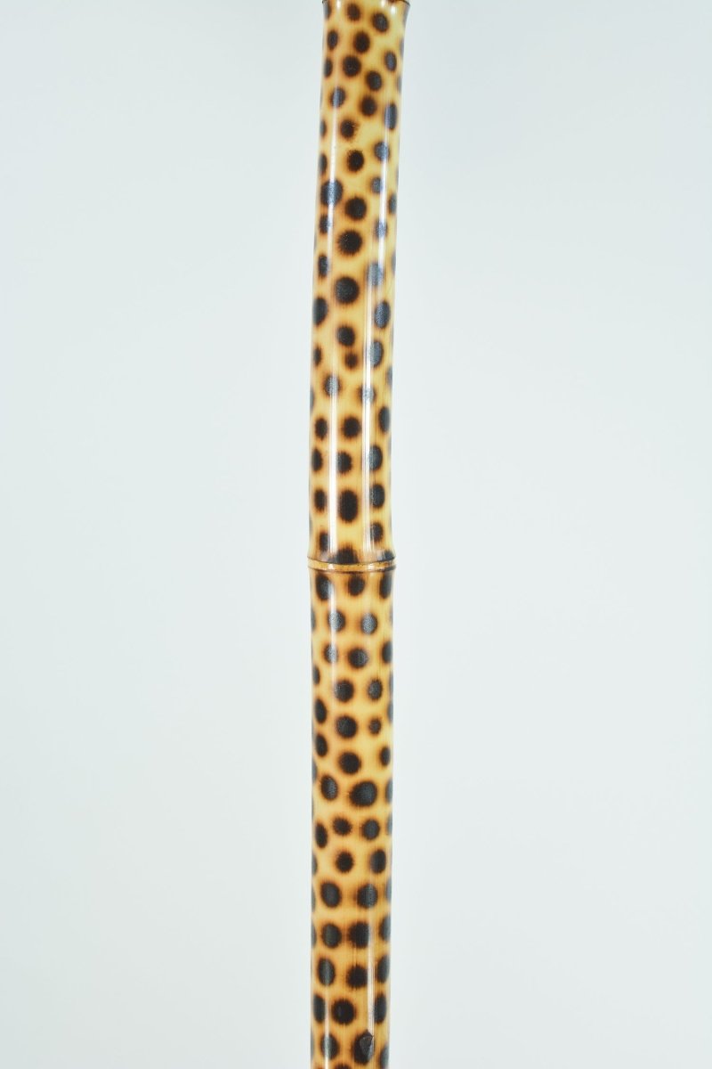 ‘Blue Cheetah’ Big Bambu Monumental Floor Lamp — Model No. 038 - Tennant New York