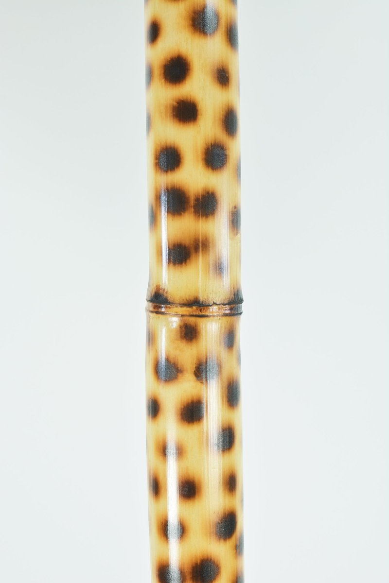 'Green Cheetah' Big Bambu Monumental Floor Lamp — Model No. 041 - Tennant New York