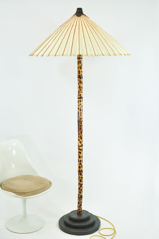 ‘White Leopard’ Big Bambu Monumental Floor Lamp — Model No. 039 - Tennant New York