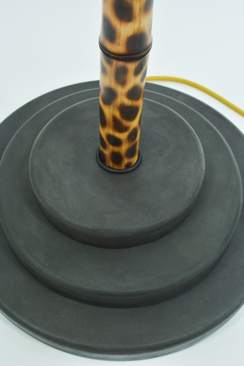 ‘White Leopard’ Big Bambu Monumental Floor Lamp — Model No. 039 - Tennant New York