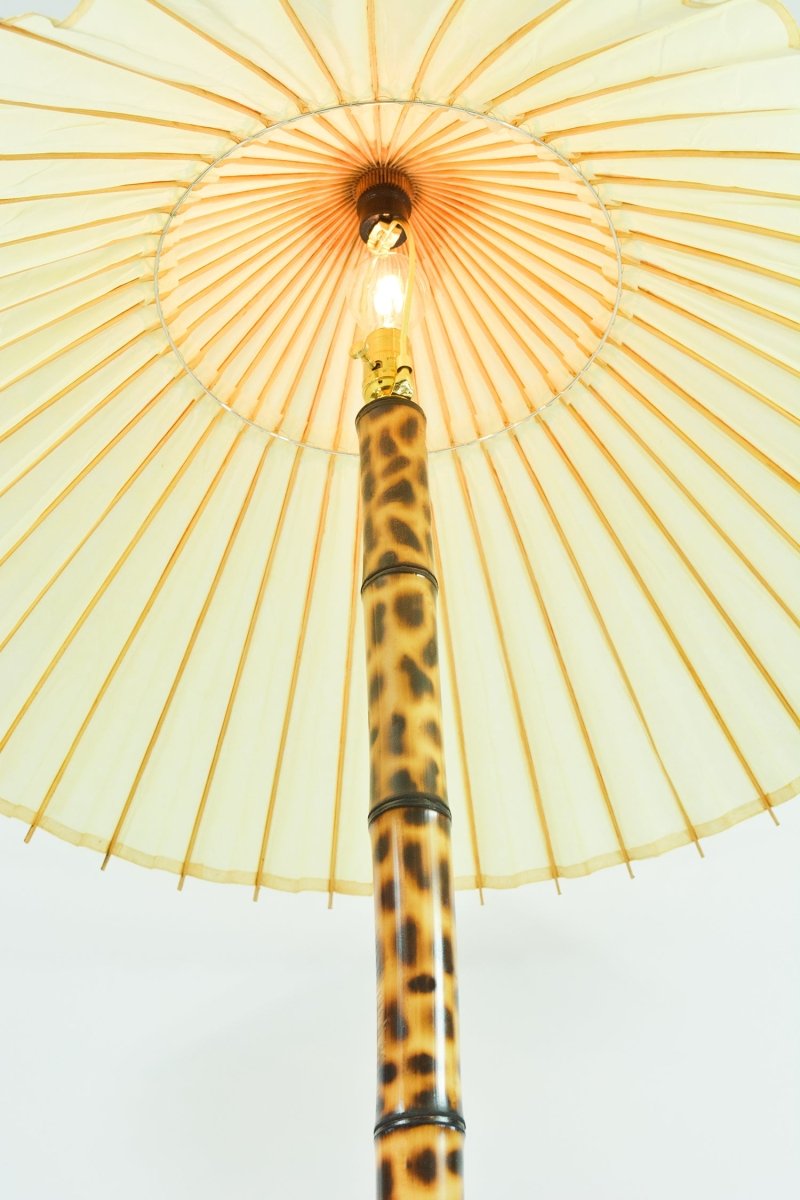‘White Leopard’ Big Bambu Monumental Floor Lamp — Model No. 039 - Tennant New York