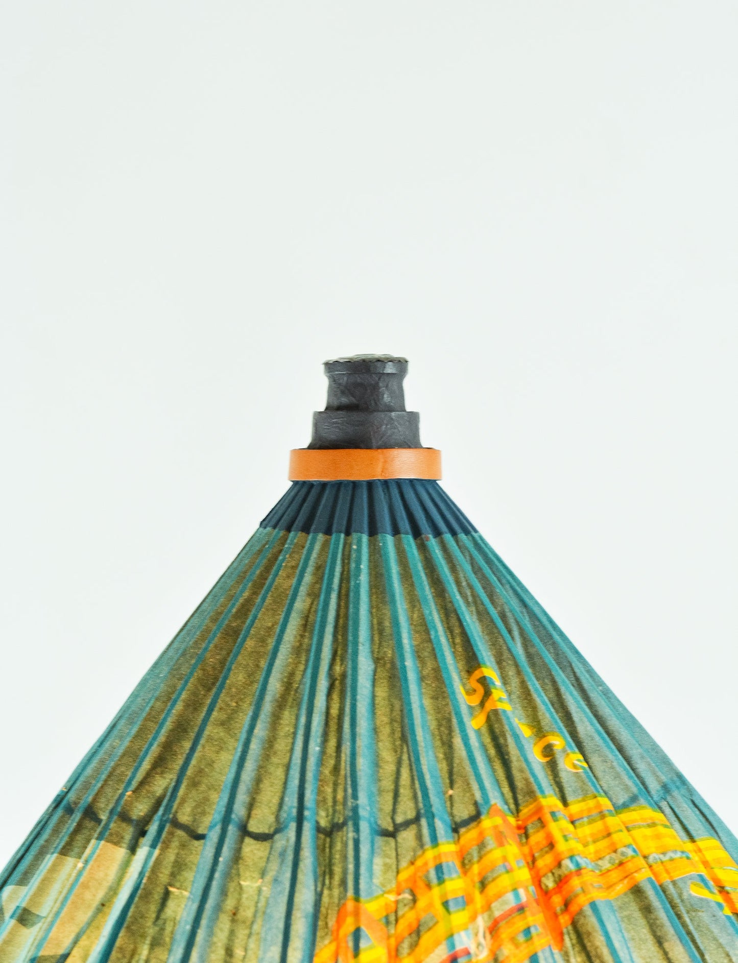1962 Seattle 'World's Fair' Bamboo Floor Lamp with Parasol Shade and Coiled Seagrass Base — Model No. 002 - Tennant New York
