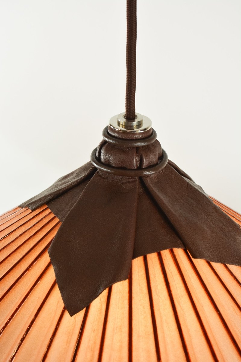 Isla Oversized Parasol Pendant with 'Blue Wave' Shade — Model No. 046A - Tennant New York