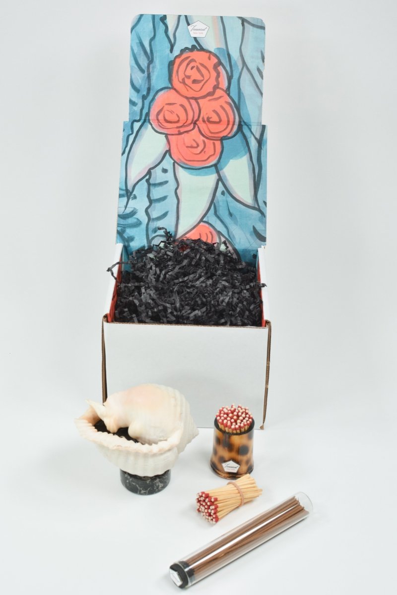 Limited - Edition L'Escargot Incense Vessel Gift Set in Vintage Italian Marble - Tennant New York